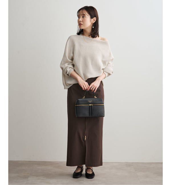 NOBLE「《追加・新色》【洗える】ペーパーヤーン裏天竺プルオーバー」|ニット・セーター|