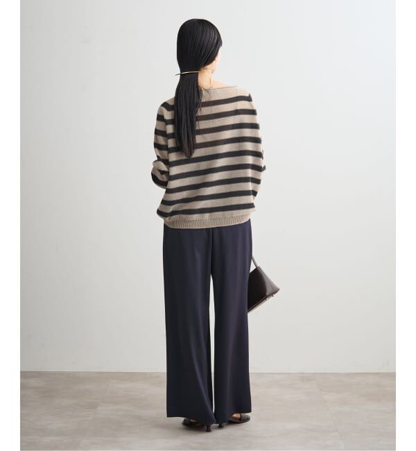 NOBLE「《追加・新色》【洗える】ペーパーヤーン裏天竺プルオーバー」|ニット・セーター|