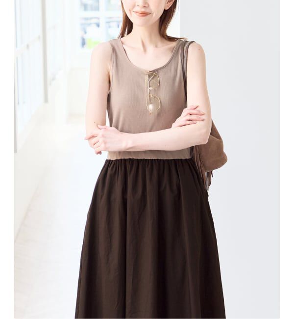 U by SPICK&SPAN「リブタンクドッキングワンピース」|ワンピース|