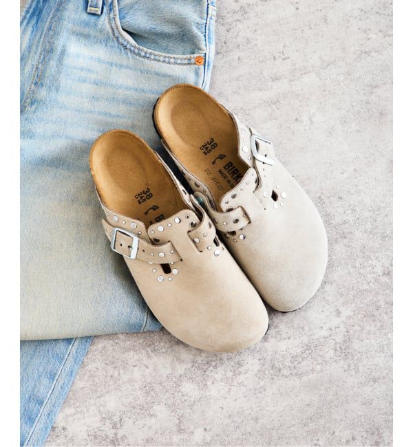 U by SPICK&SPAN「《予約》BIRKENSTOCK/ビルケンシュトック BOSTON RIVET narrow」|サンダル|
