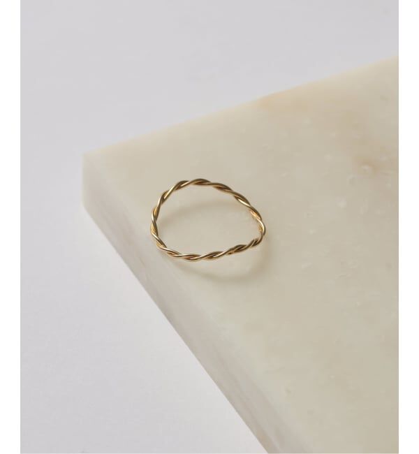 Lilas by Spick&Span「ネジリカーブラインリング K10」|リング|