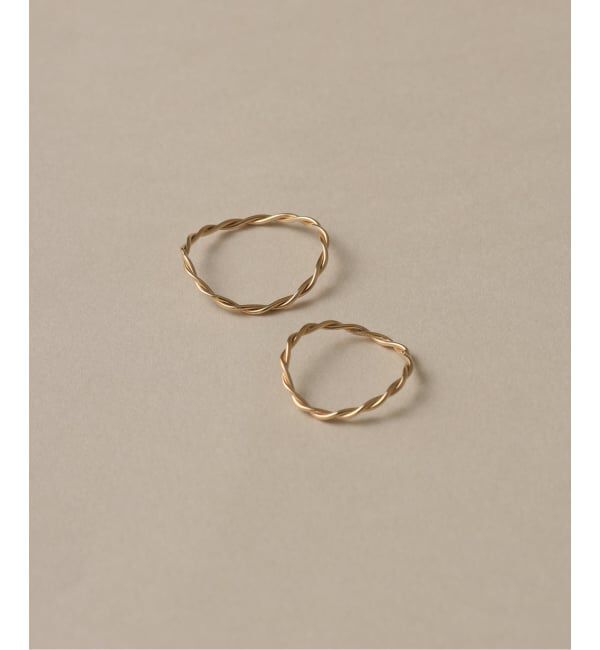 Lilas by Spick&Span「ネジリカーブラインリング K10」|リング|