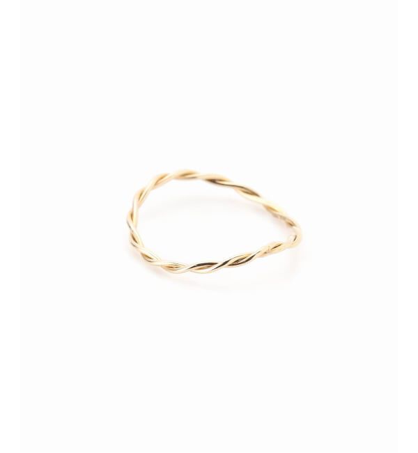 Lilas by Spick&Span「ネジリカーブラインリング K10」|リング|