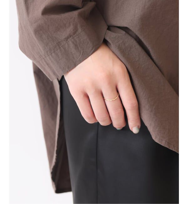 Lilas by Spick&Span「ネジリカーブラインリング K10」|リング|