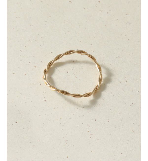 Lilas by Spick&Span「ネジリカーブラインリング K10」|リング|