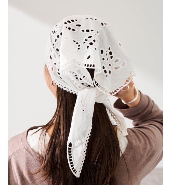 FRAMeWORK「PROTAGONISTA/プロタゴニスタ カットワークスカーフ」|バンダナ・スカーフ|