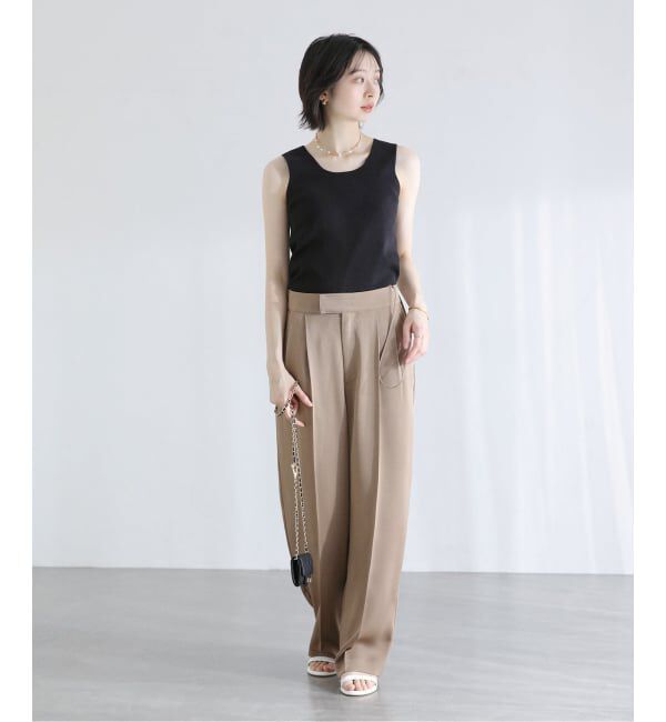  「【洗える】2WAYニットタンク」|ニット・セーター|