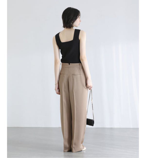  「【洗える】2WAYニットタンク」|ニット・セーター|