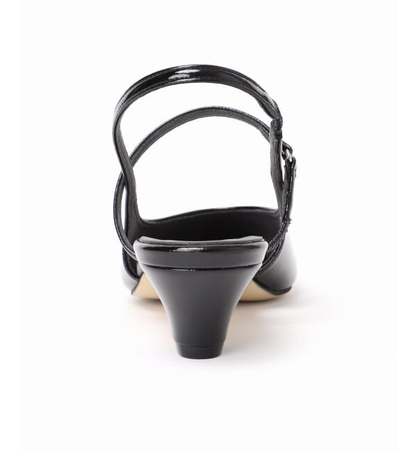  「4cmフレンチスクエアスリングバック」|パンプス|