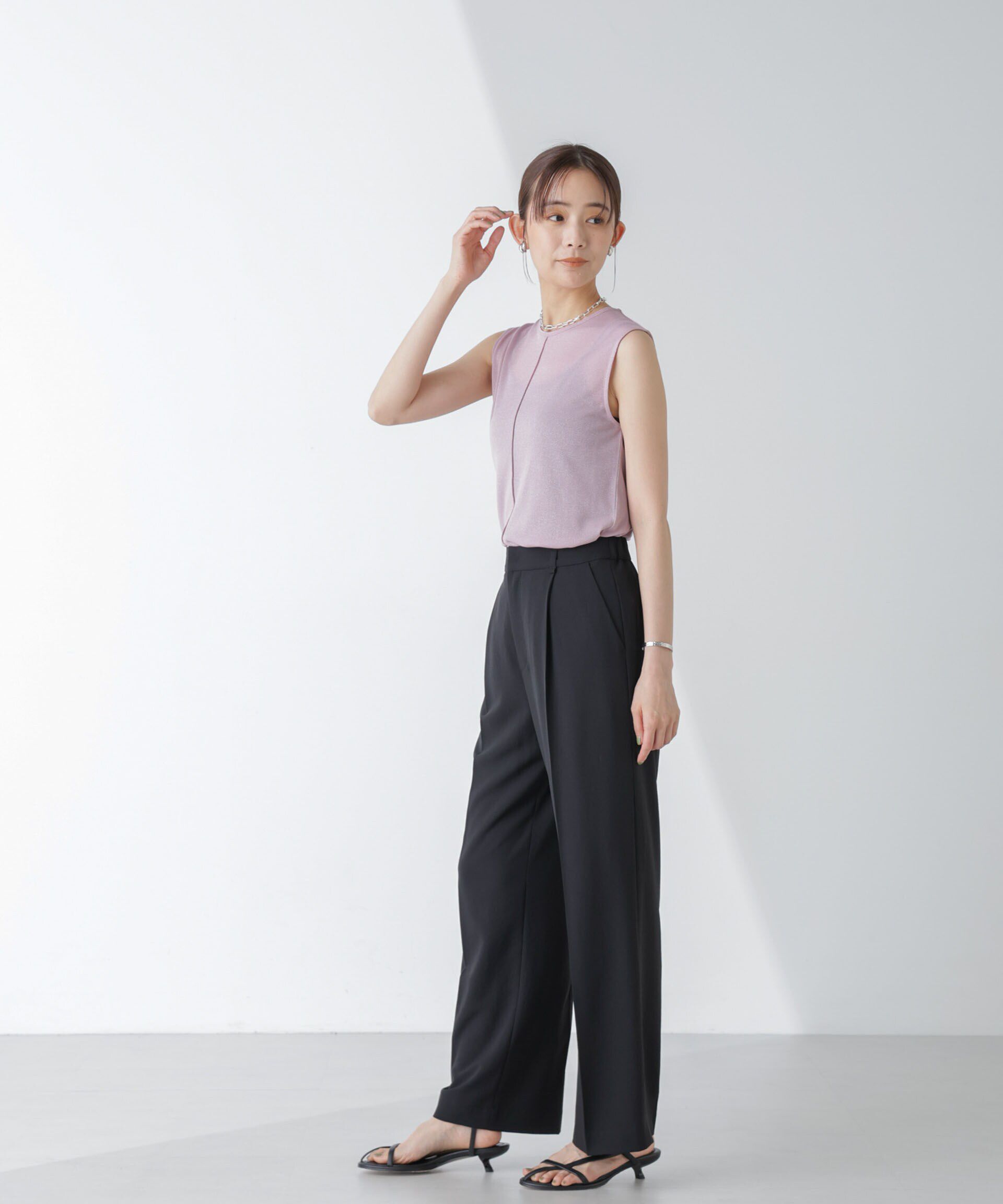 nano･universe「ｲｰｼﾞｰﾌｧﾝｸｼｮﾝ ｾﾝﾀｰﾌﾟﾚｽｾﾐﾜｲﾄﾞﾊﾟﾝﾂ(ｾｯ  」|チノ|