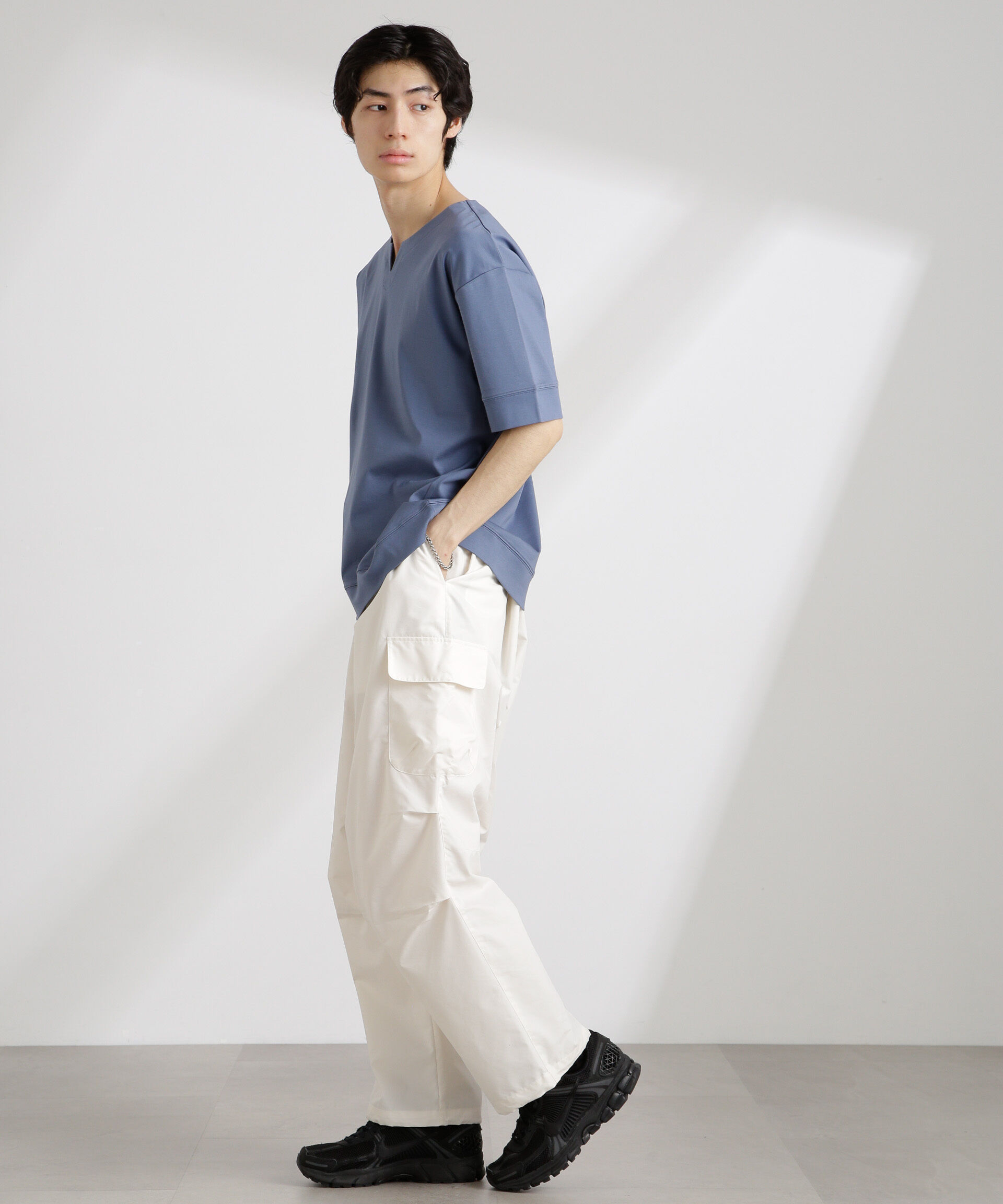 nano･universe「CNリラックスカーゴパンツ」|チノ|