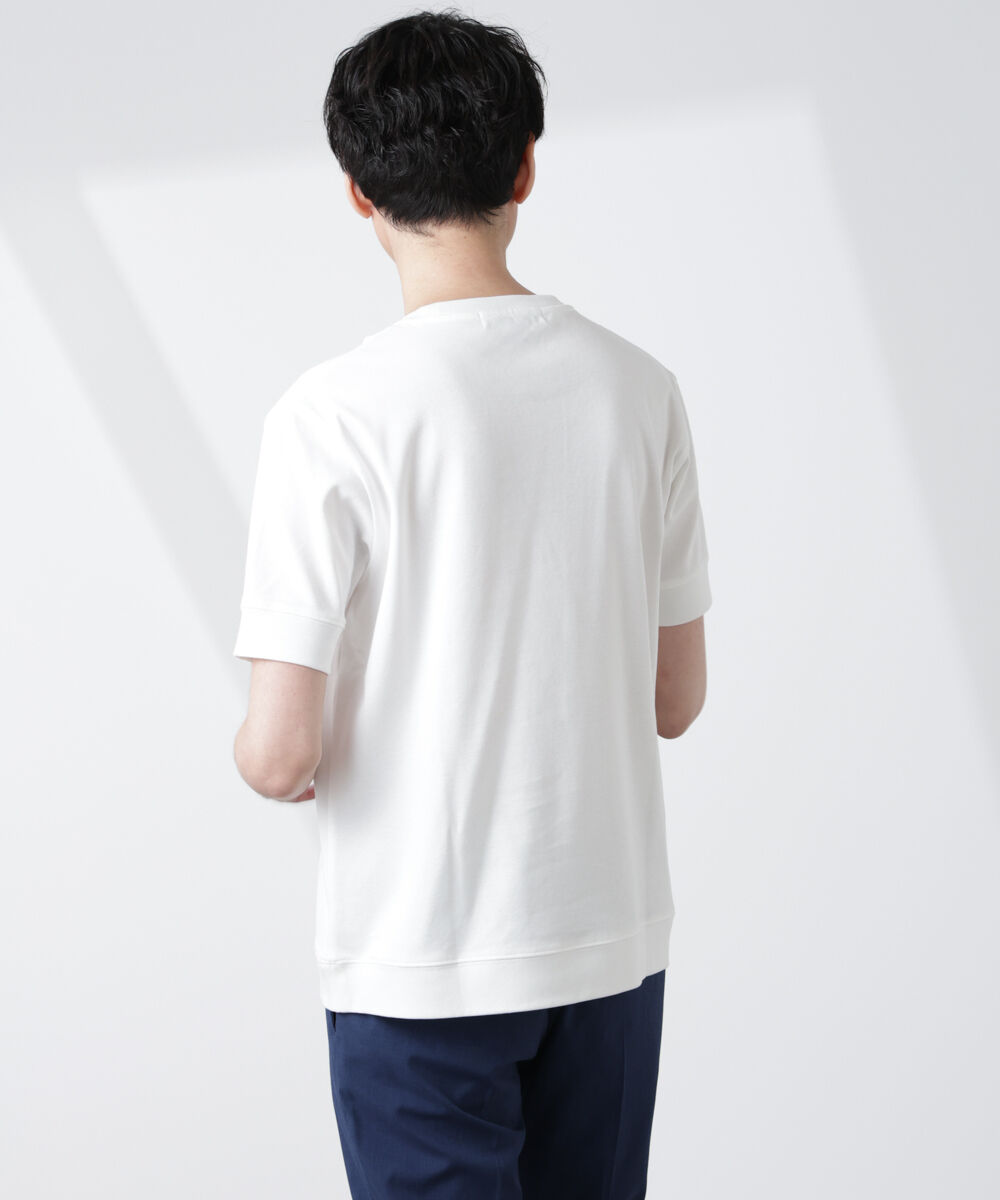 nano･universe「[FORMAL JERSEY]クルーネックカットソー半袖」|Tシャツ・カットソー|