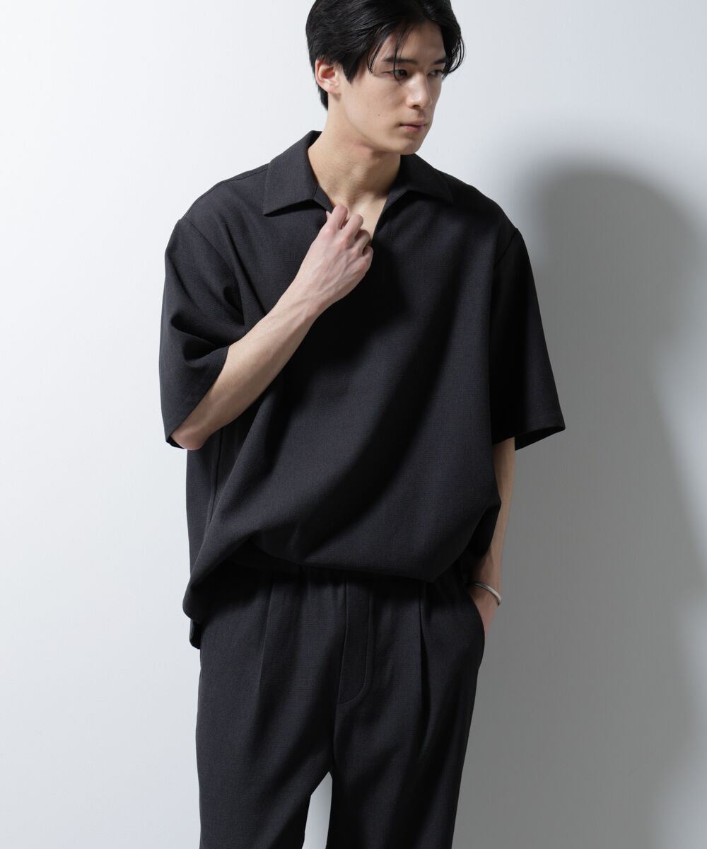 nano･universe「「MC」coveross(R)EOS ポリエステル ブッチャースキッパーシャツ」|シャツ・ブラウス|