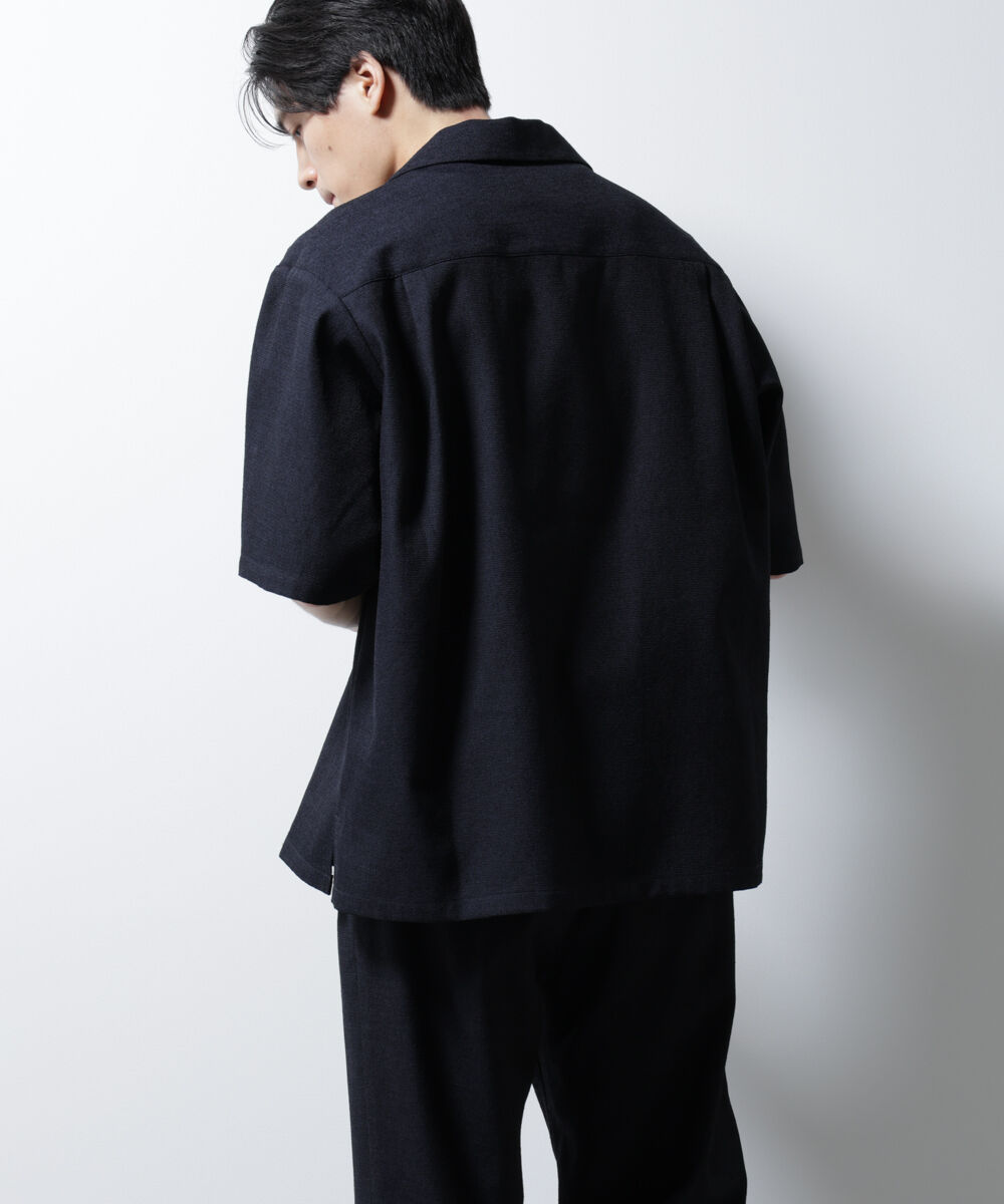 nano･universe「「MC」coveross(R)EOS ポリエステル ブッチャースキッパーシャツ」|シャツ・ブラウス|