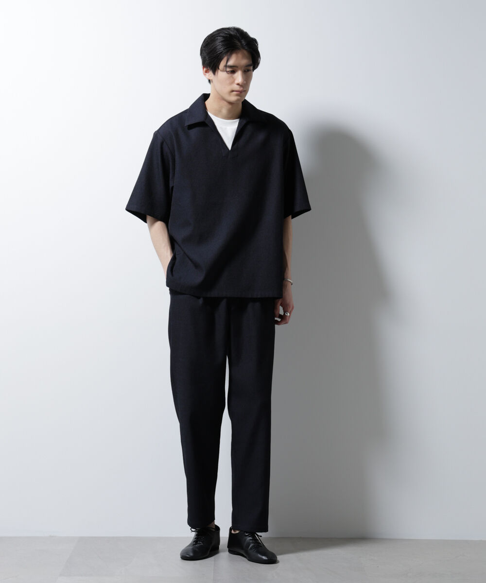 nano･universe「「MC」coveross(R)EOS ポリエステル ブッチャースキッパーシャツ」|シャツ・ブラウス|