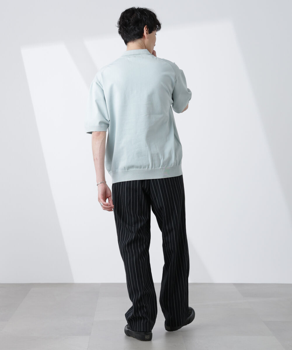  「コットン/ソロナ プレーティング 半袖ニットポロシャツ」|Tシャツ・カットソー|