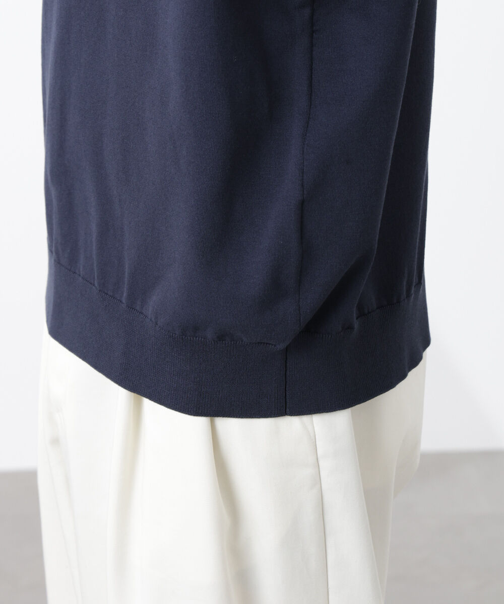  「コットン/ソロナ プレーティング 半袖ニットポロシャツ」|Tシャツ・カットソー|