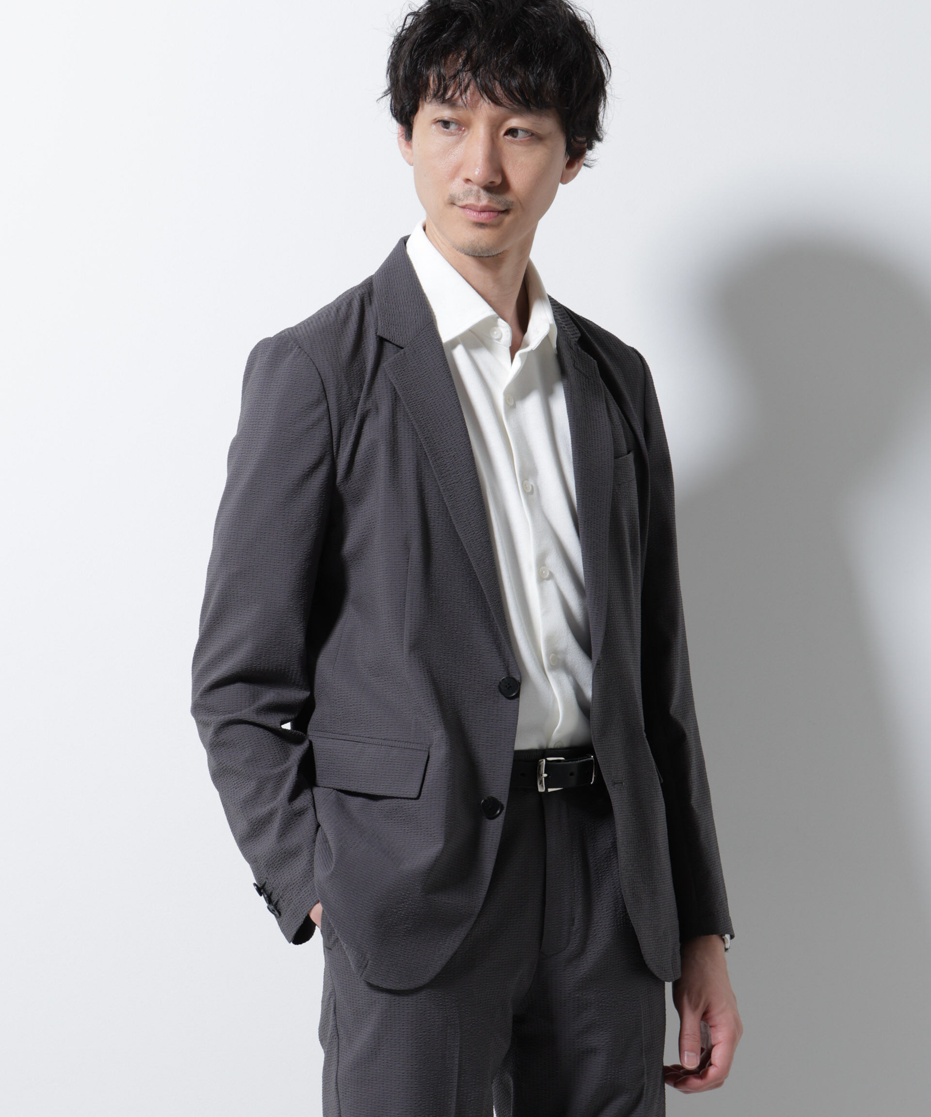 nano･universe「「Damerino」DotAir(R)サッカーストレッチセットアップ/吸水速乾」|スーツ|