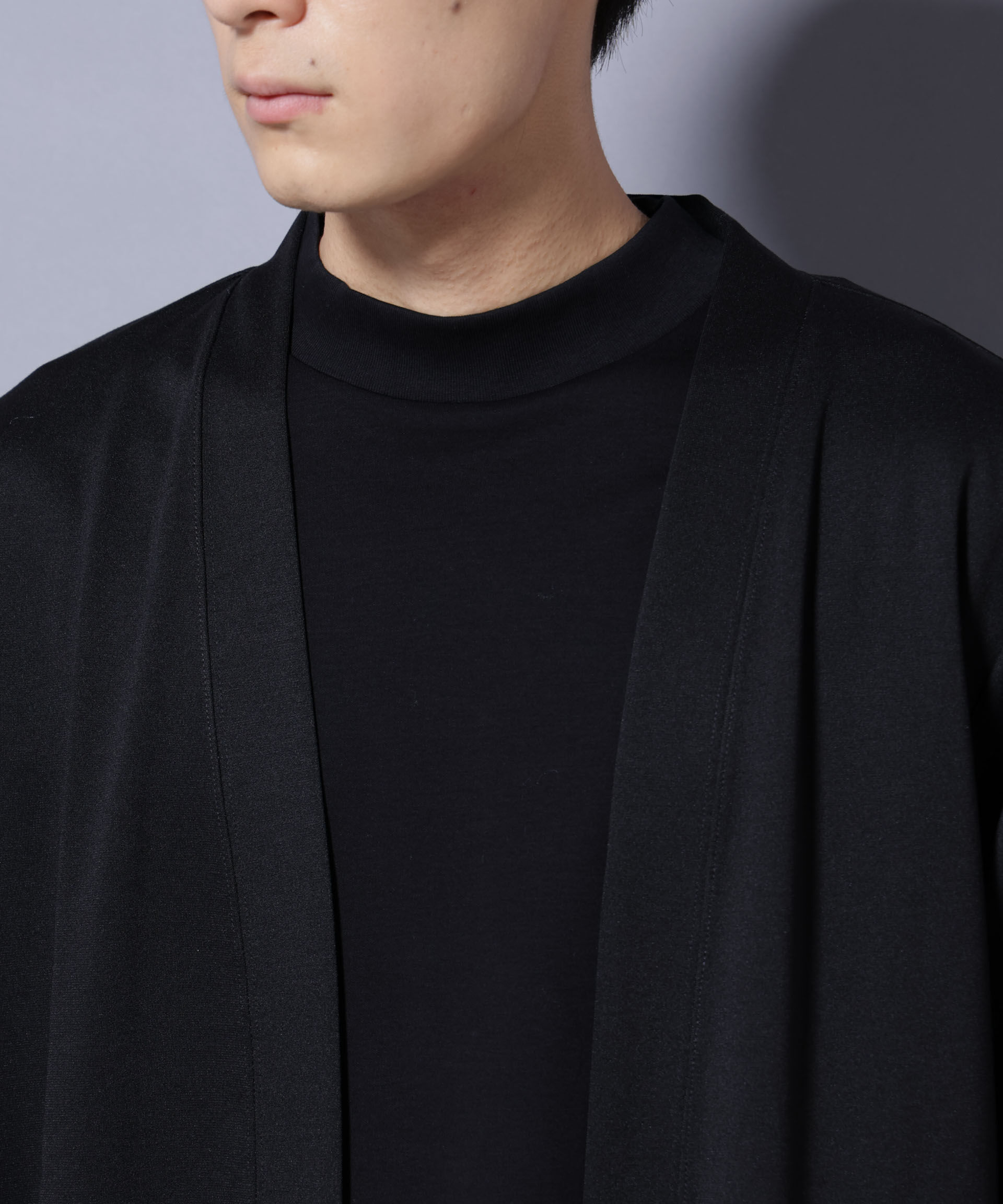 nano･universe「ダブルジャージー着流しカーディガン」|Tシャツ・カットソー|