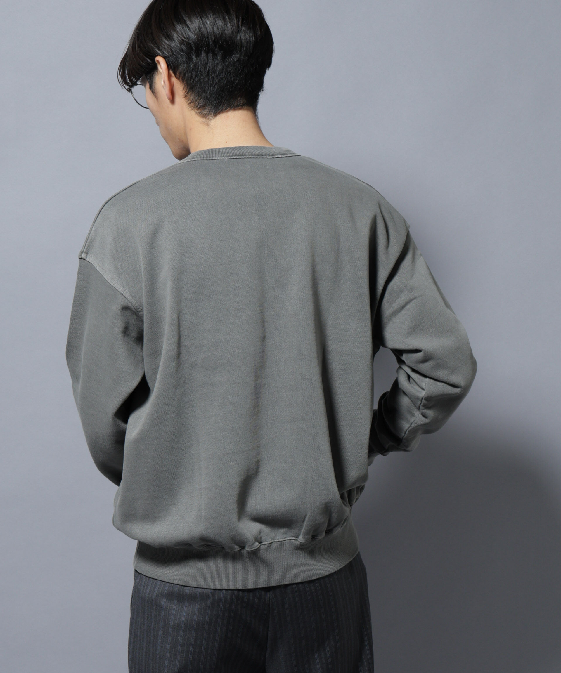 nano･universe「ヴィンテージライク クルーネックスウェット」|Tシャツ・カットソー|