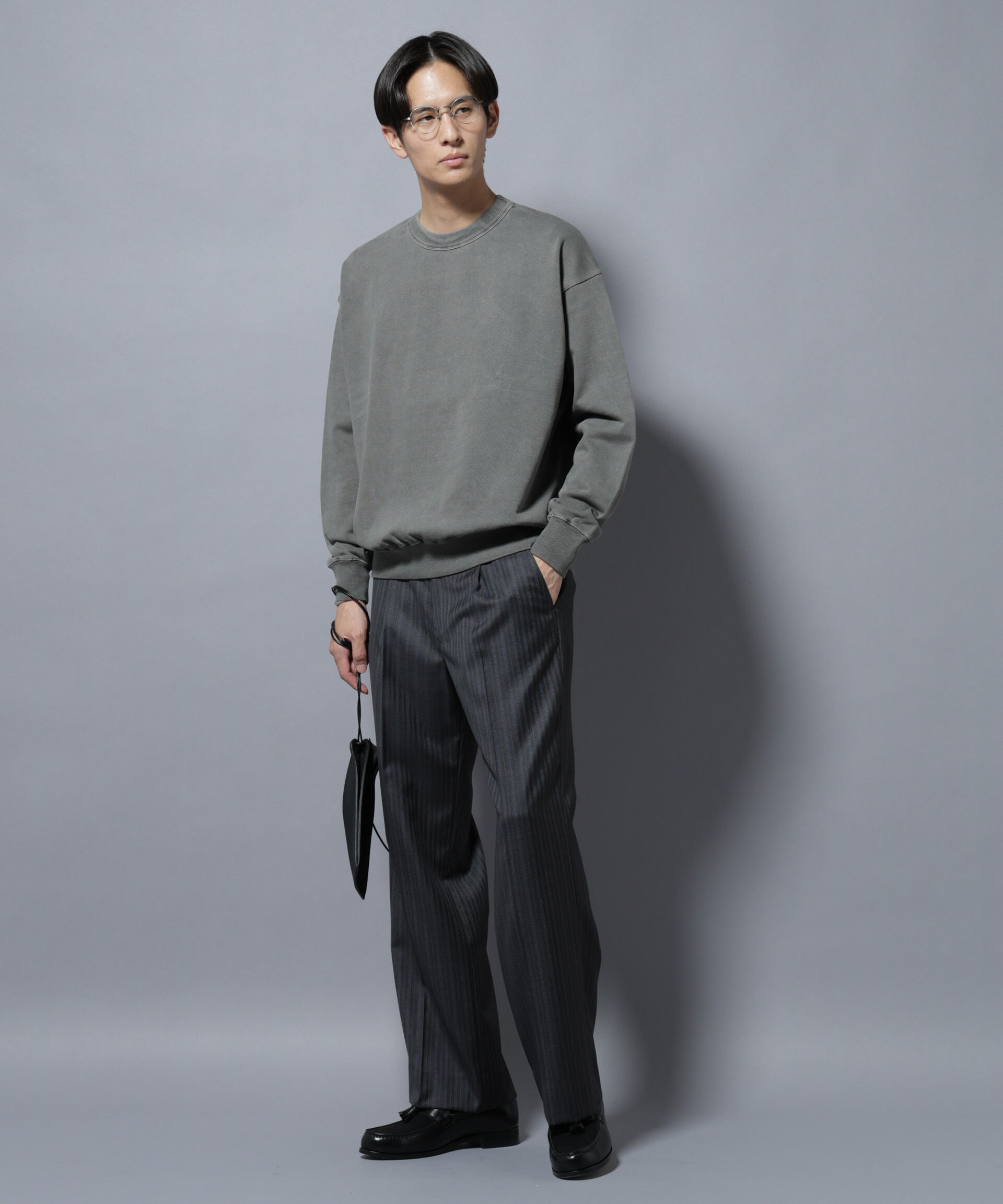 nano･universe「ヴィンテージライク クルーネックスウェット」|Tシャツ・カットソー|