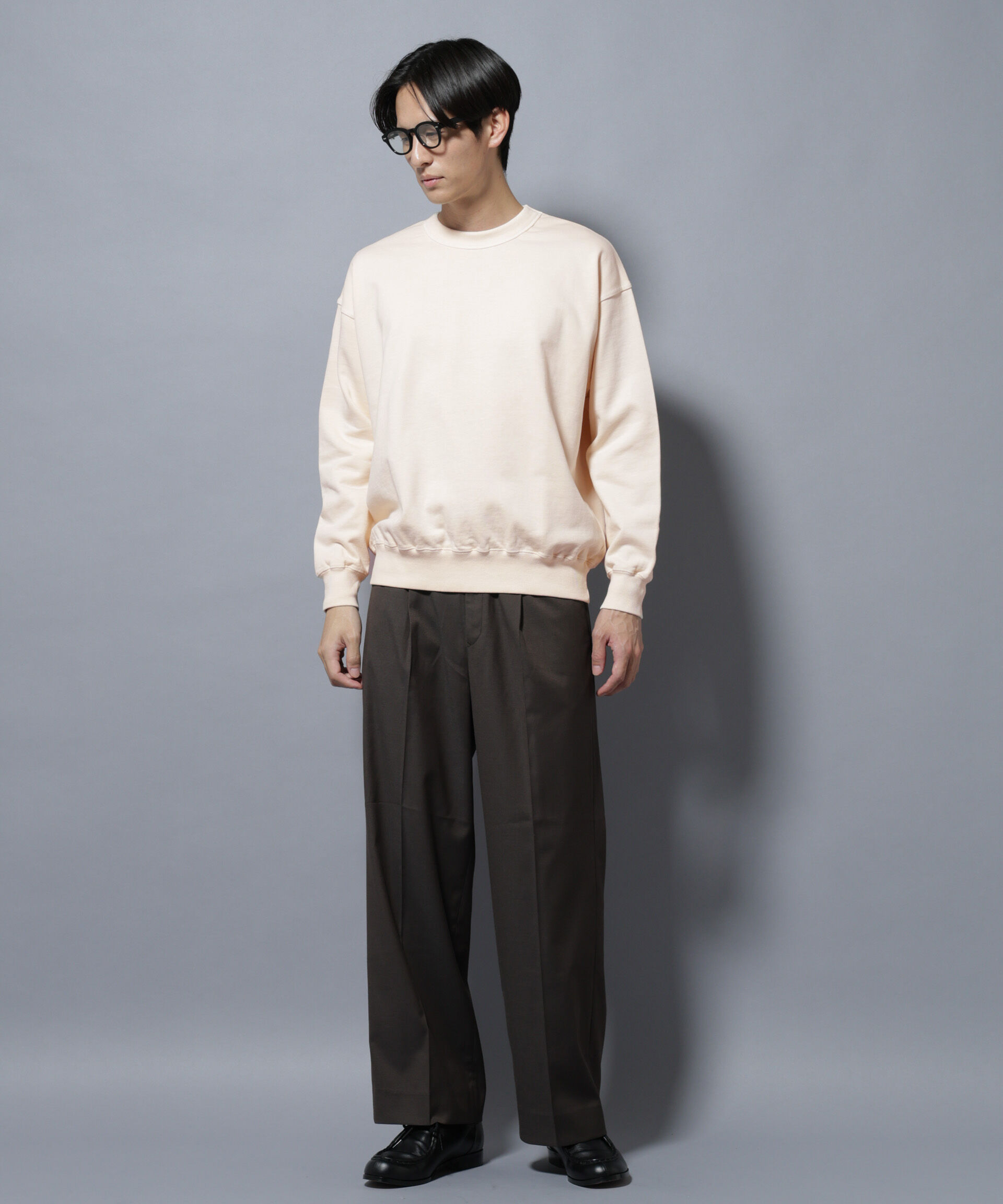 nano･universe「ヴィンテージライク クルーネックスウェット」|Tシャツ・カットソー|