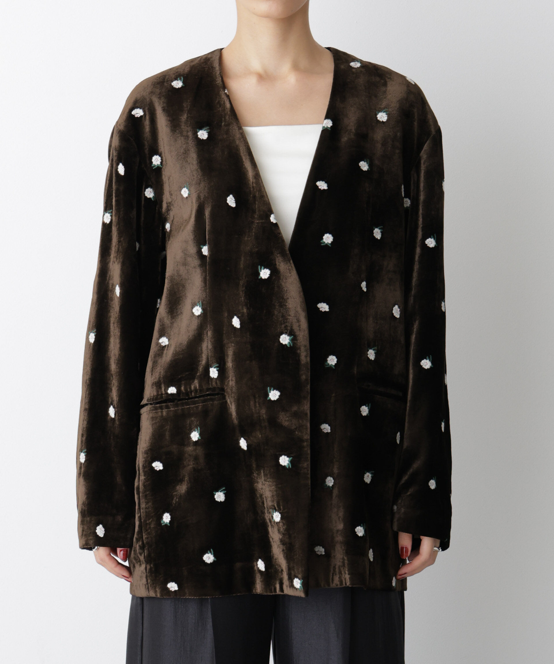 「「STEVELOUR」ベロアブルームジャケット(セットアップ可)」|その他|
