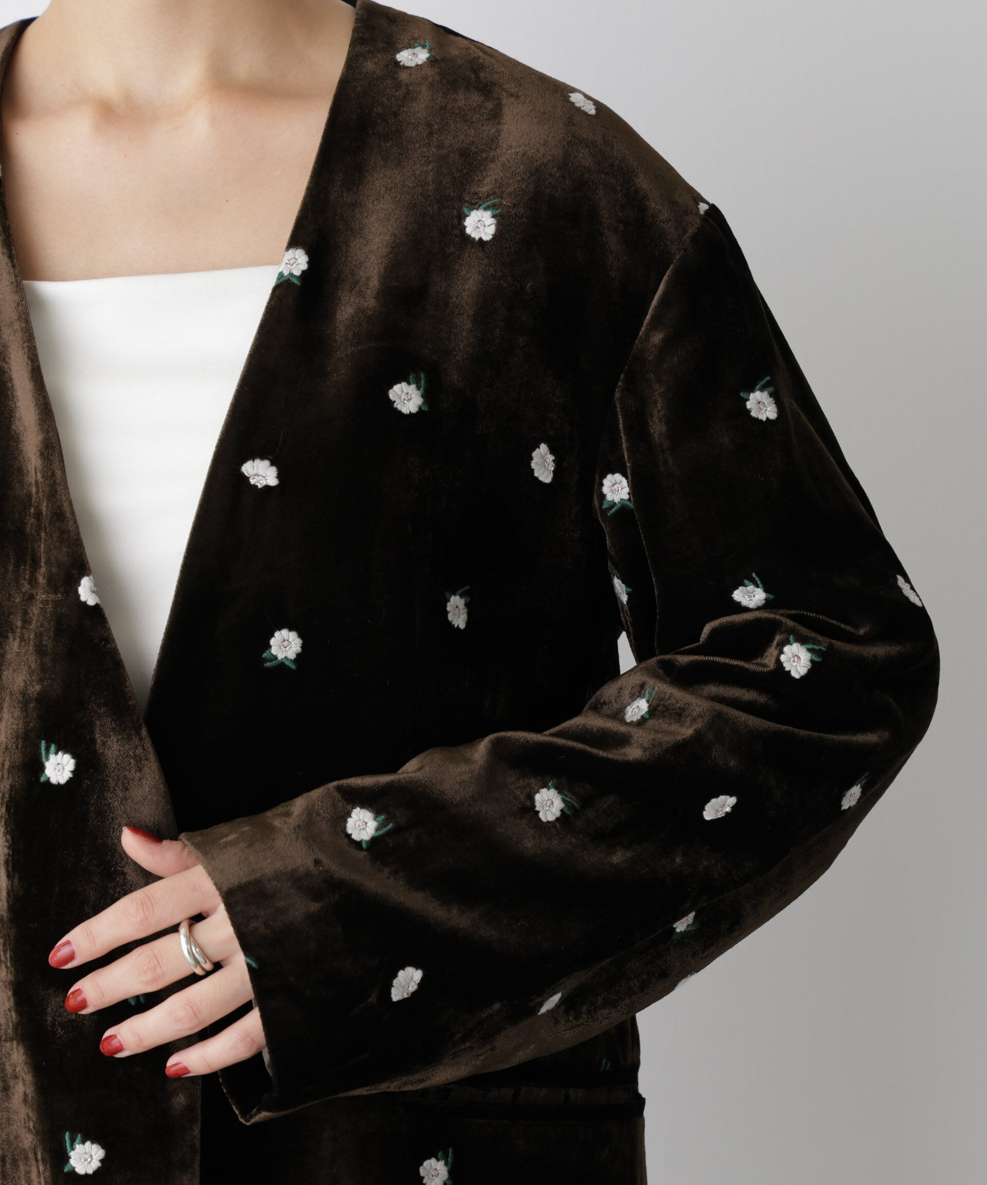  「「STEVELOUR」ベロアブルームジャケット(セットアップ可)」|その他|