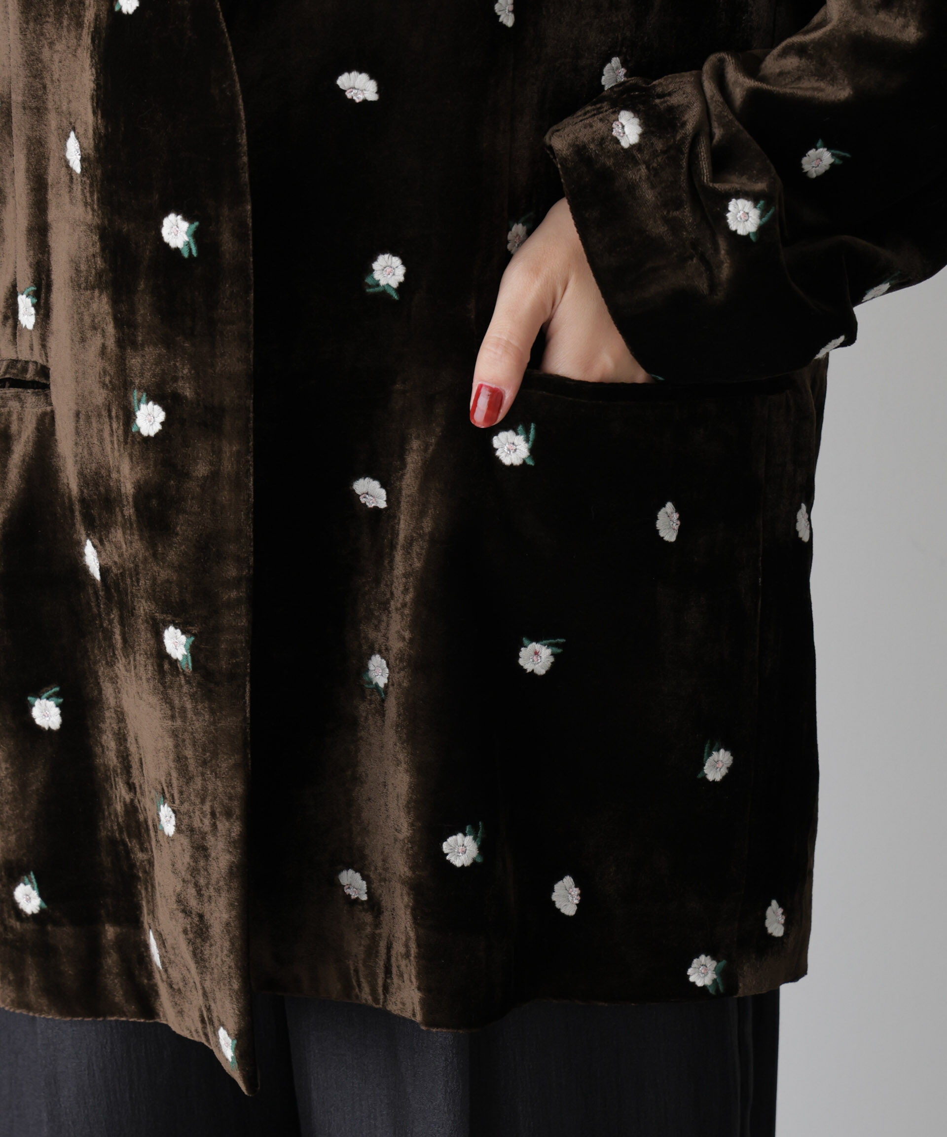  「「STEVELOUR」ベロアブルームジャケット(セットアップ可)」|その他|