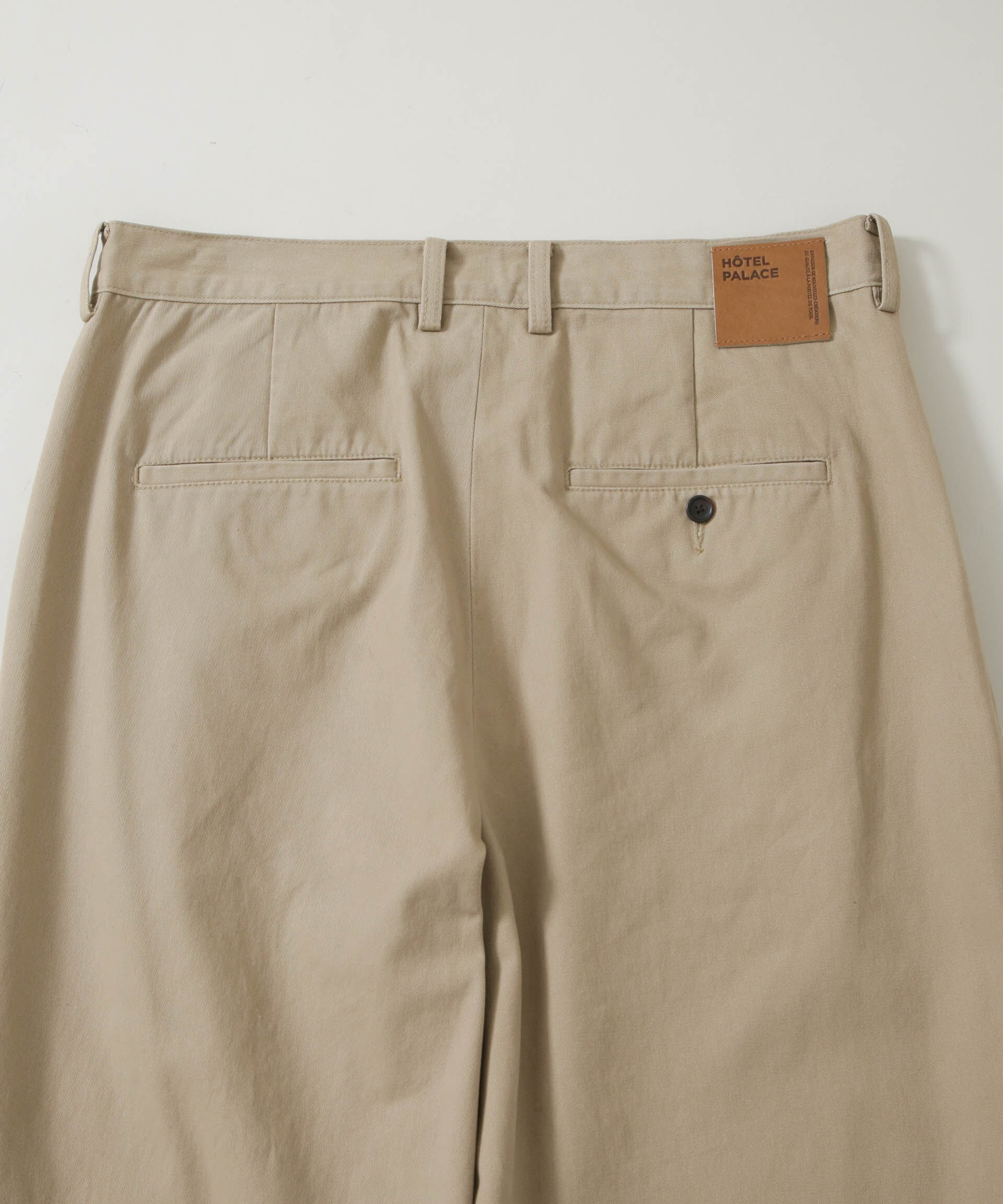 nano･universe「｢HOTEL PALACE｣ ワイドストレートチノパンツ」|チノ|