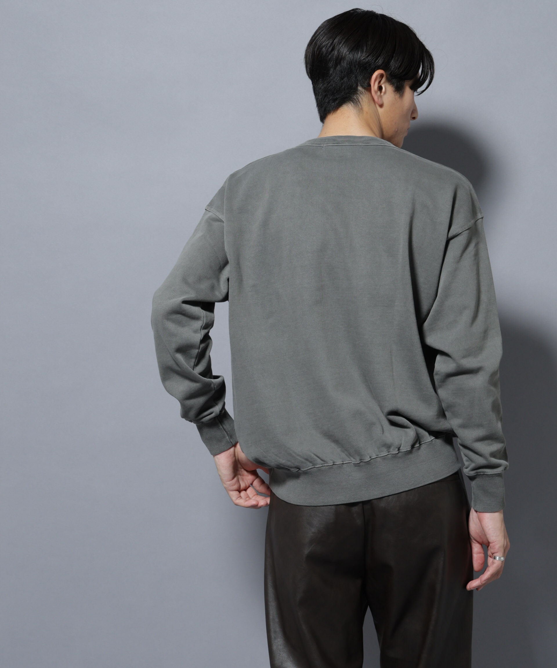 nano･universe「ヴィンテージライク エディトリアル デザインスウェット」|Tシャツ・カットソー|