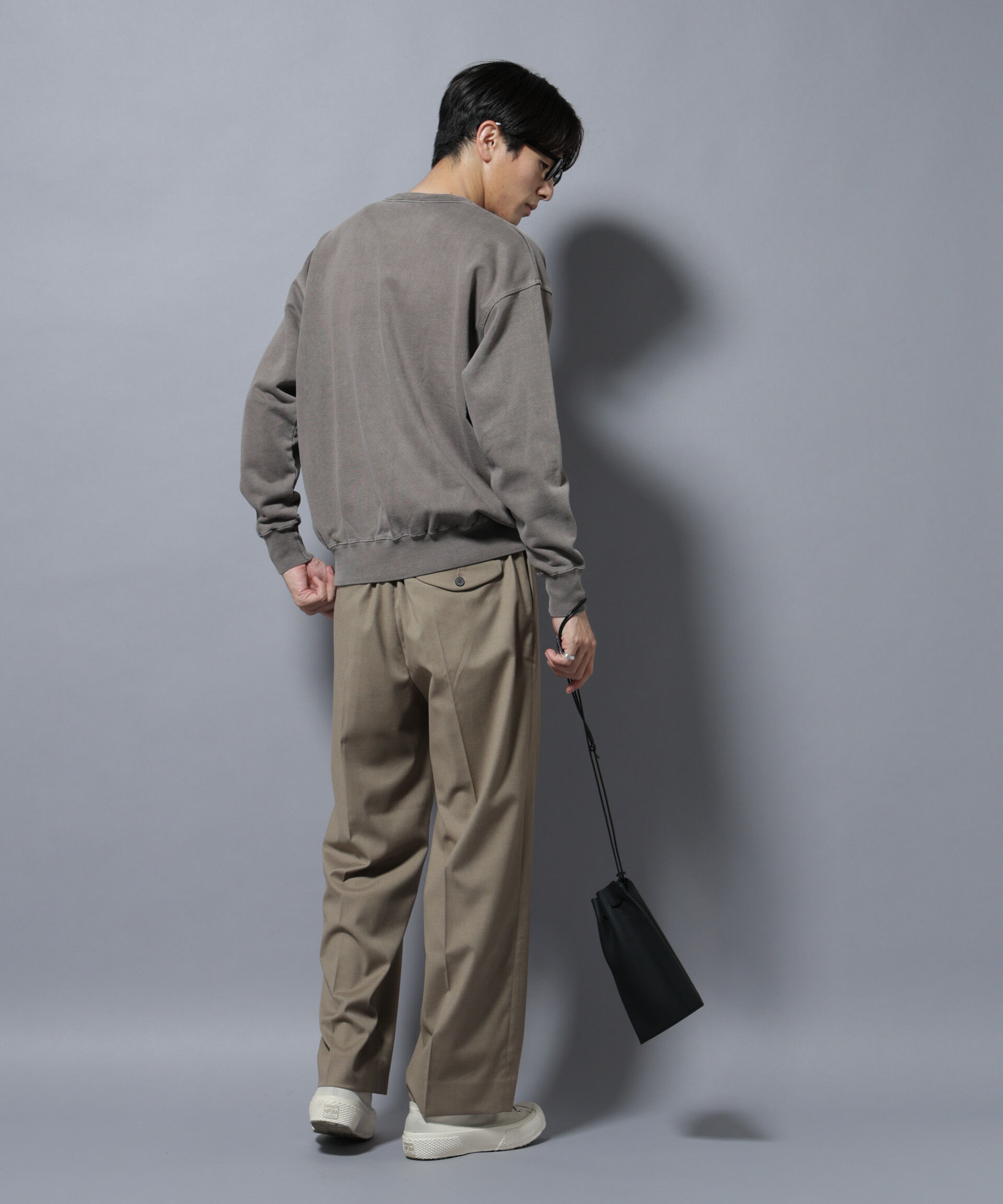 nano･universe「ヴィンテージライク エディトリアル デザインスウェット」|Tシャツ・カットソー|