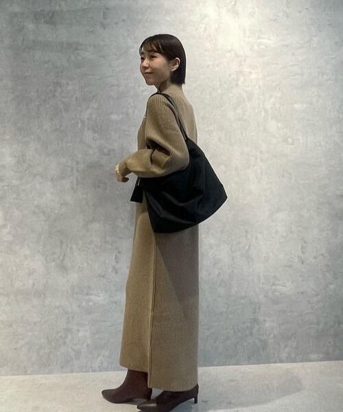 nano･universe「釦ディティールニットワンピース」|ワンピース|