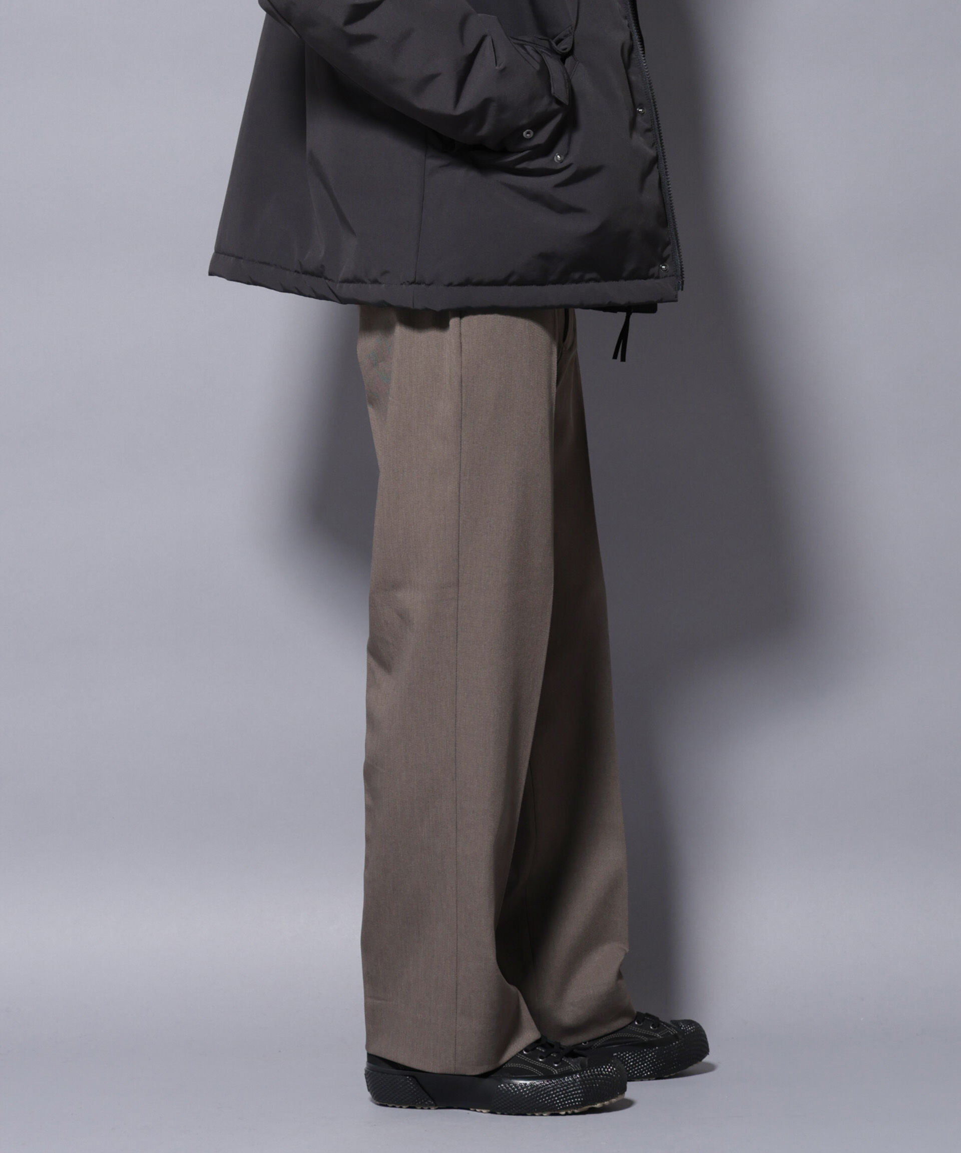 nano･universe「テクノギャバトラウザーズ」|チノ|ブラウングレ 7