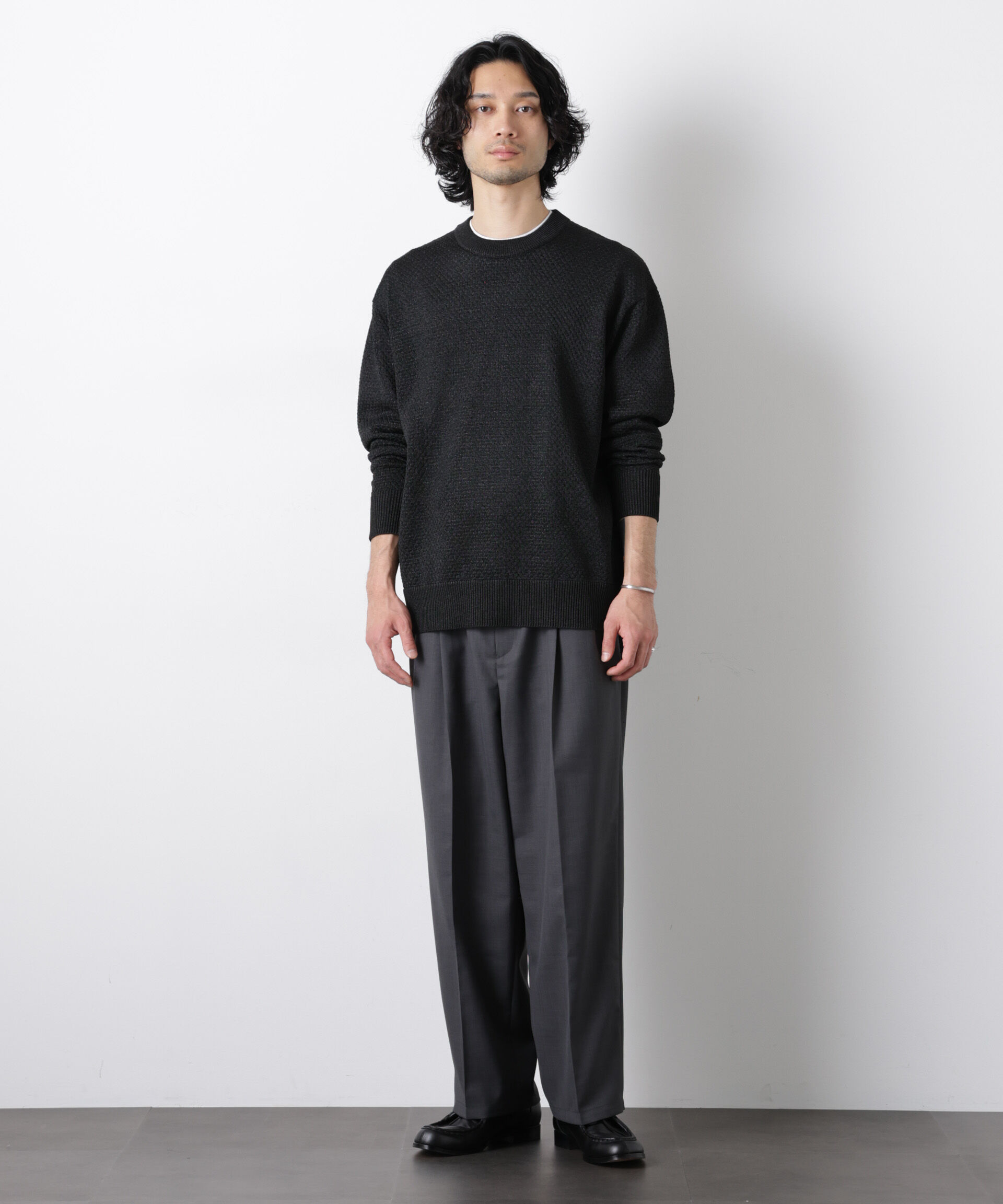 nano･universe「「大人のワイドパンツ」ドライギャバワイドイージースラックス」|チノ|