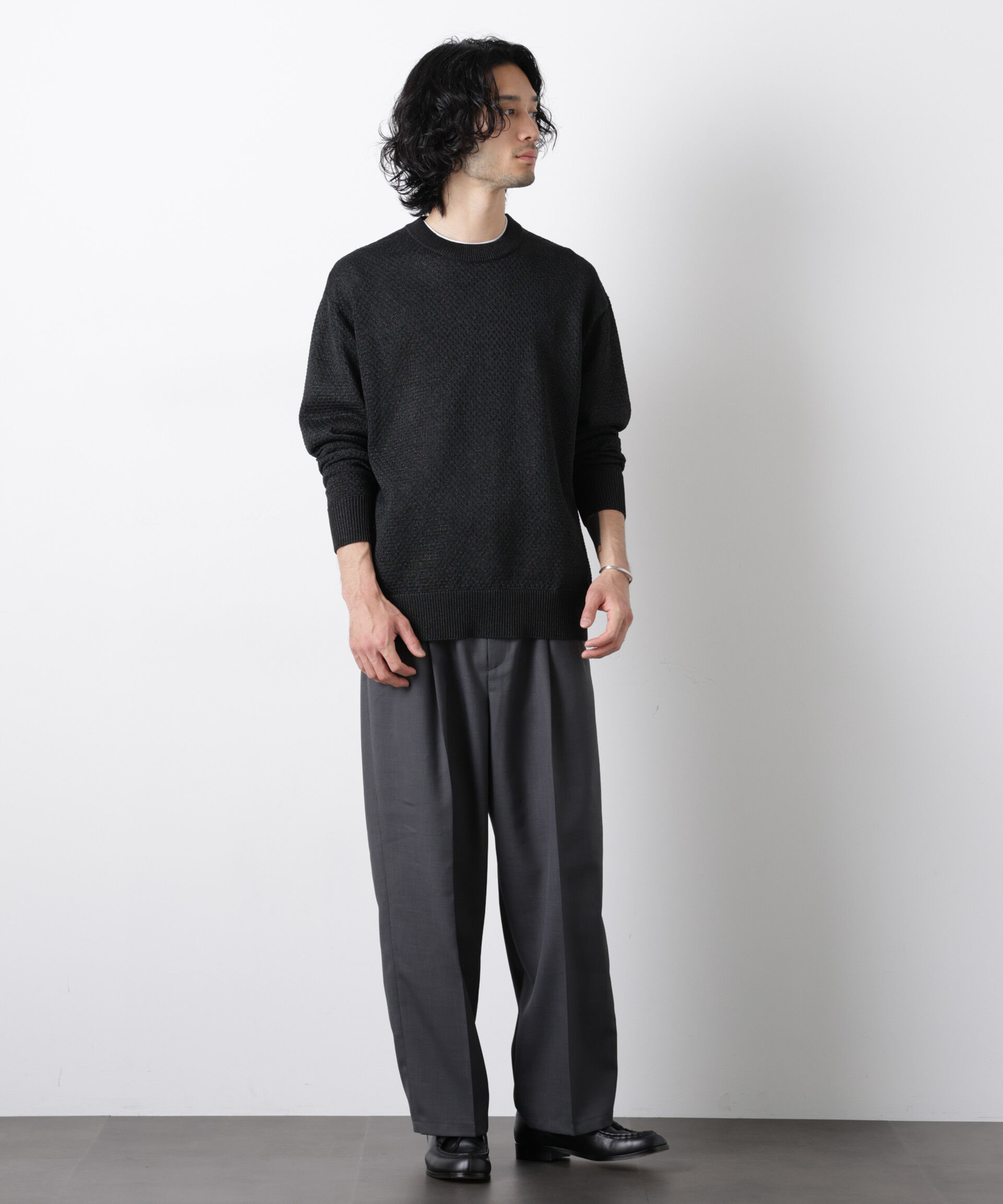 nano･universe「「大人のワイドパンツ」ドライギャバワイドイージースラックス」|チノ|