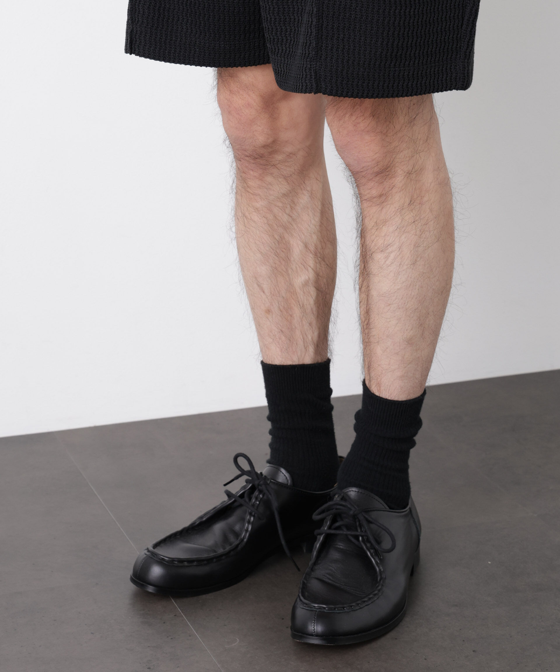 nano･universe「ジャガードニットソーショートパンツ（セットアップ可）」|チノ|