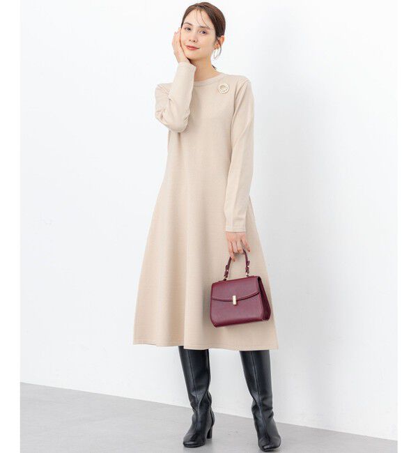 組曲「シックフレアニットワンピース」|ワンピース|