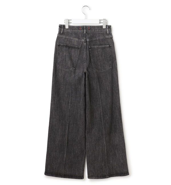 23区「【FUDGE掲載/滝沢眞規子さん着用/RED CARD TOKYO&times;23区】 センタープレス デニム ワイド パンツ」|デニム|