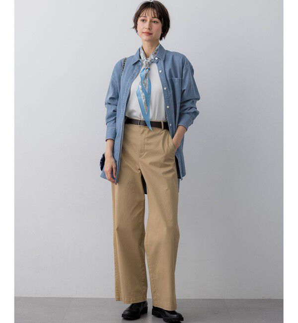 23区「【VERY掲載】Ericaキャラコ  ペイズリープリント スカーフ」|バンダナ・スカーフ|