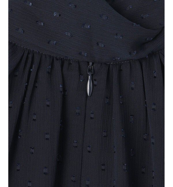 23区「【好評につき一部追加予約/APPLAUDIR】ドットクレープシフォン ドレス」|ドレス|