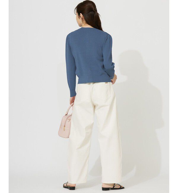 ANY SIS「【洗える】レーシーディテール カーディガン」|ニット・セーター|