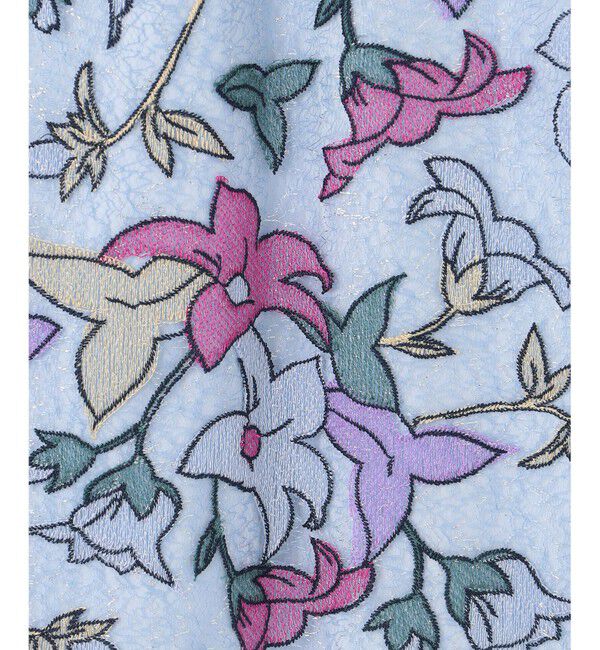 GRACE CONTINENTAL「ラメチュール刺繍フレアスカート」|スカート|