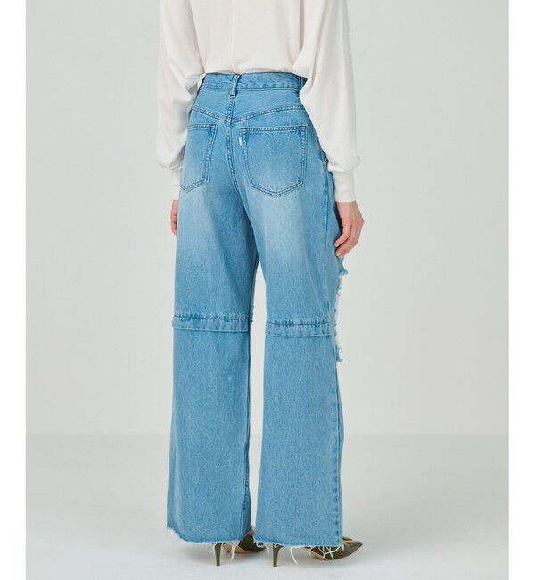 Grace Class「ハードクラッシュデニムパンツ」|デニム|