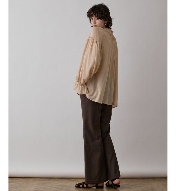 GRACE CONTINENTAL「レースキャミ付カフタンブラウス」|シャツ・ブラウス|