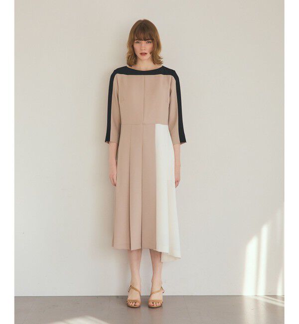 Grace Class「カラーブロックドレス」|ワンピース|