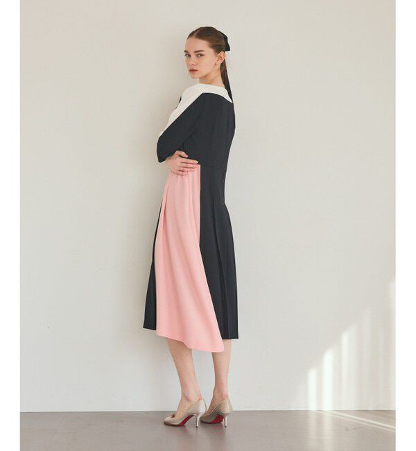 Grace Class「カラーブロックドレス」|ワンピース|