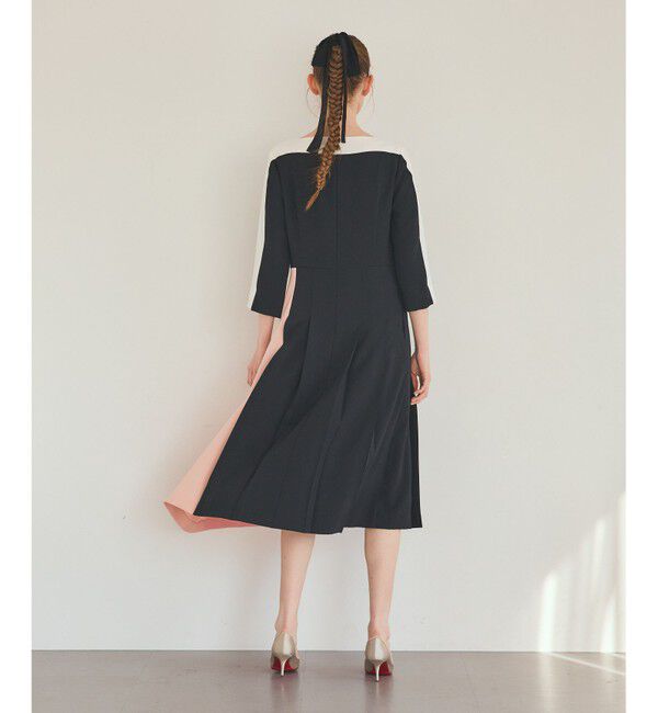 Grace Class「カラーブロックドレス」|ワンピース|