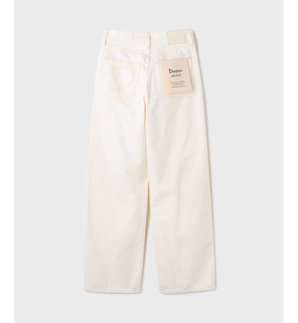 Diagram「ワイドストレートホワイトデニム」|デニム|