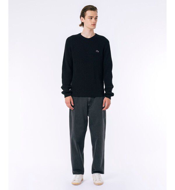 LACOSTE「ヘザーカラーリングワッフルニット / メランジニット」|ニット・セーター|